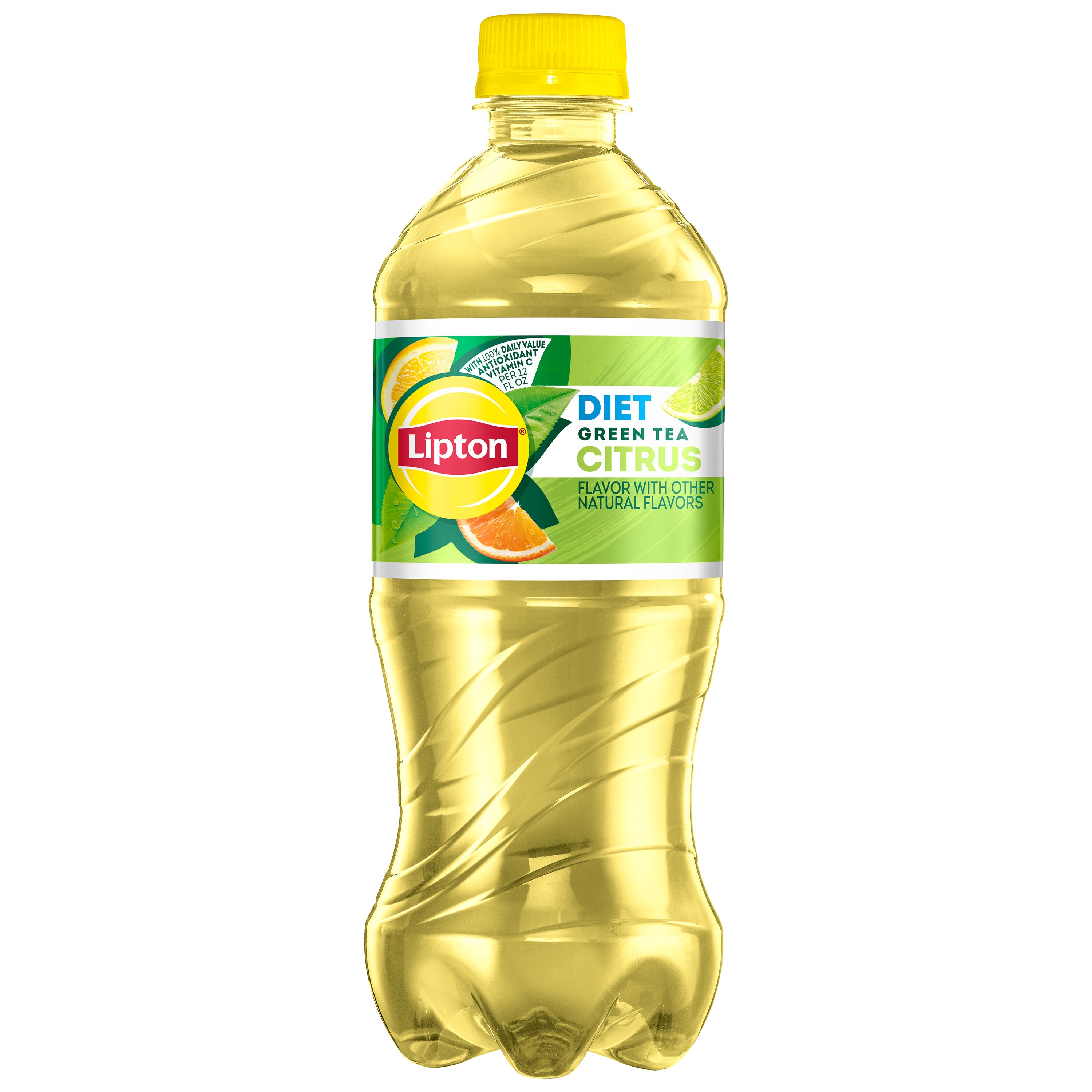 Lipton Diet Green Tea Citrus, Bottled Tea Drink, 20 fl oz, Bottle - image 1 of 5