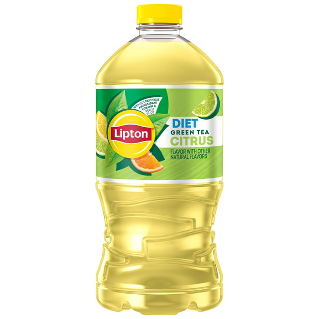 Lipton Diet Green Tea Citrus Iced Tea, 64 fl oz Bottle