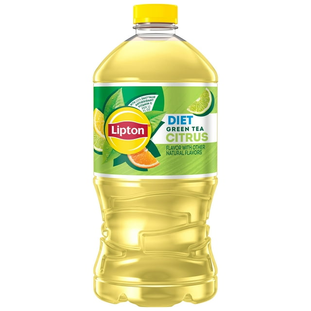 Lipton Diet Green Tea Citrus Iced Tea, 64 oz Bottle