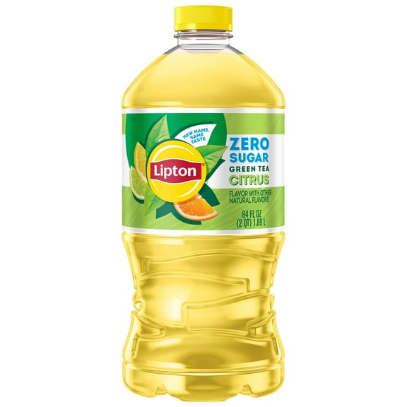 Lipton Green Tea Citrus Zero Sugar Iced Tea, 64 fl oz Bottle