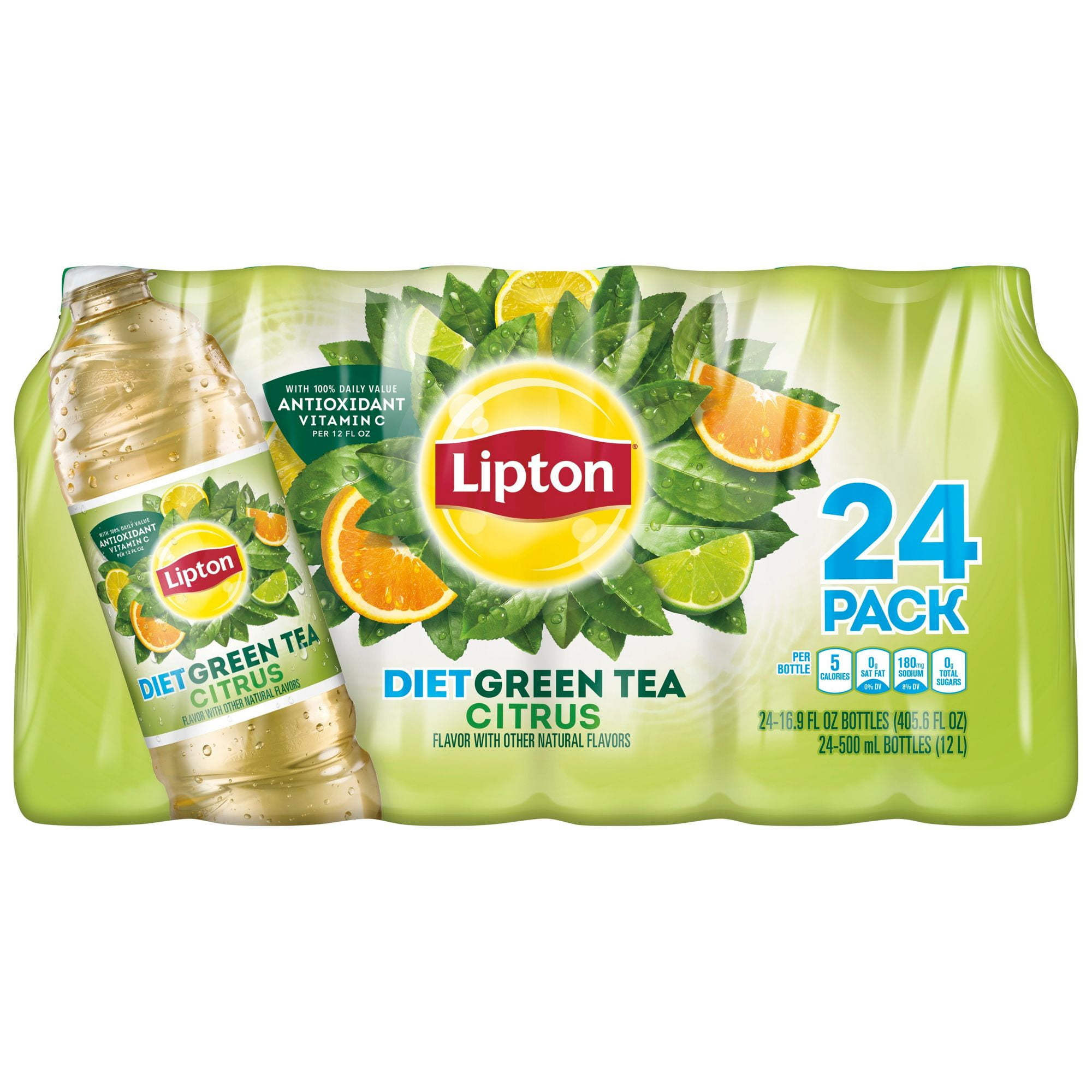 Lipton® Diet Citrus Green Tea, 12 pk / 16.9 fl oz - Foods Co.