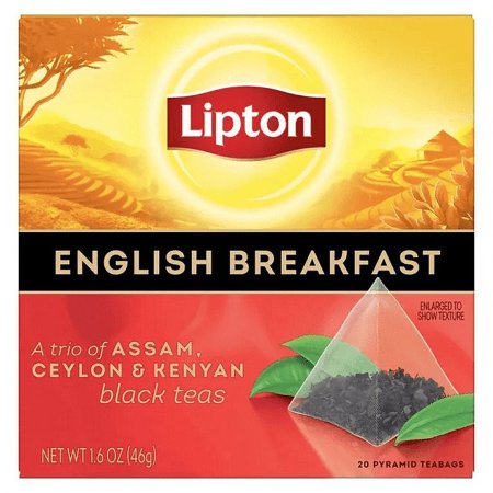 Lipton English Breakfast Black Tea Pyramid Tea Bags