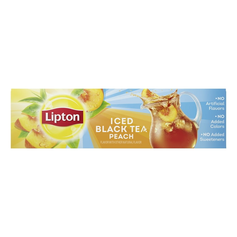Buy Lipton Black Iced Tea Peach Tea Bags