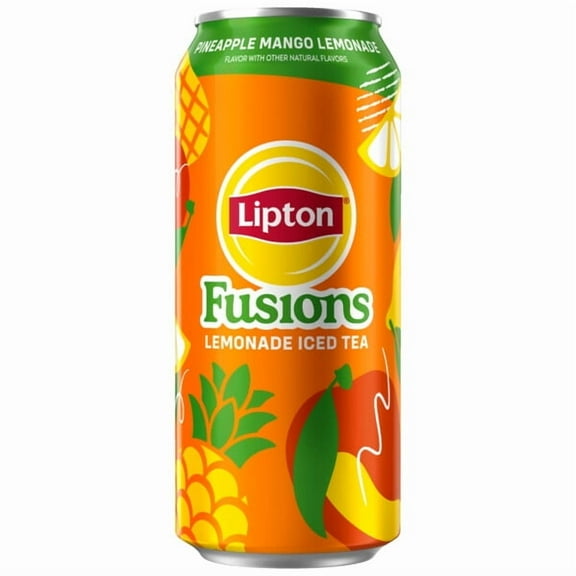 Lipton Fusions Iced Tea Pineapple Mango Lemonade 16 fl oz Can
