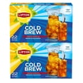 thumbnail image 1 of Lipton Cold Brew Iced Tea Bags, Gallon Size Black Tea, Zero Calories, No Boiling Needed, 22 Count Boxes, Pack of 2, 44 Total Tea Bags, 1 of 7
