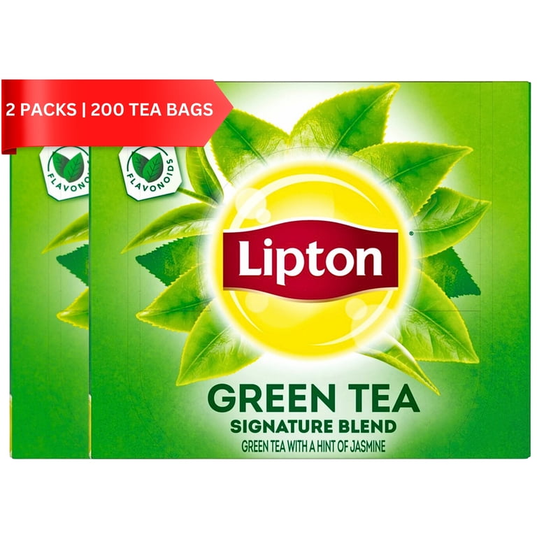 Lipton Green Tea 100% Natural with Hint of Jasmine 200 Tea Bags