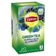 thumbnail image 1 of Lipton Green Tea Bags, Superfruit, Purple Acai & Blueberry, 20 ct, 3 pk, 1 of 6