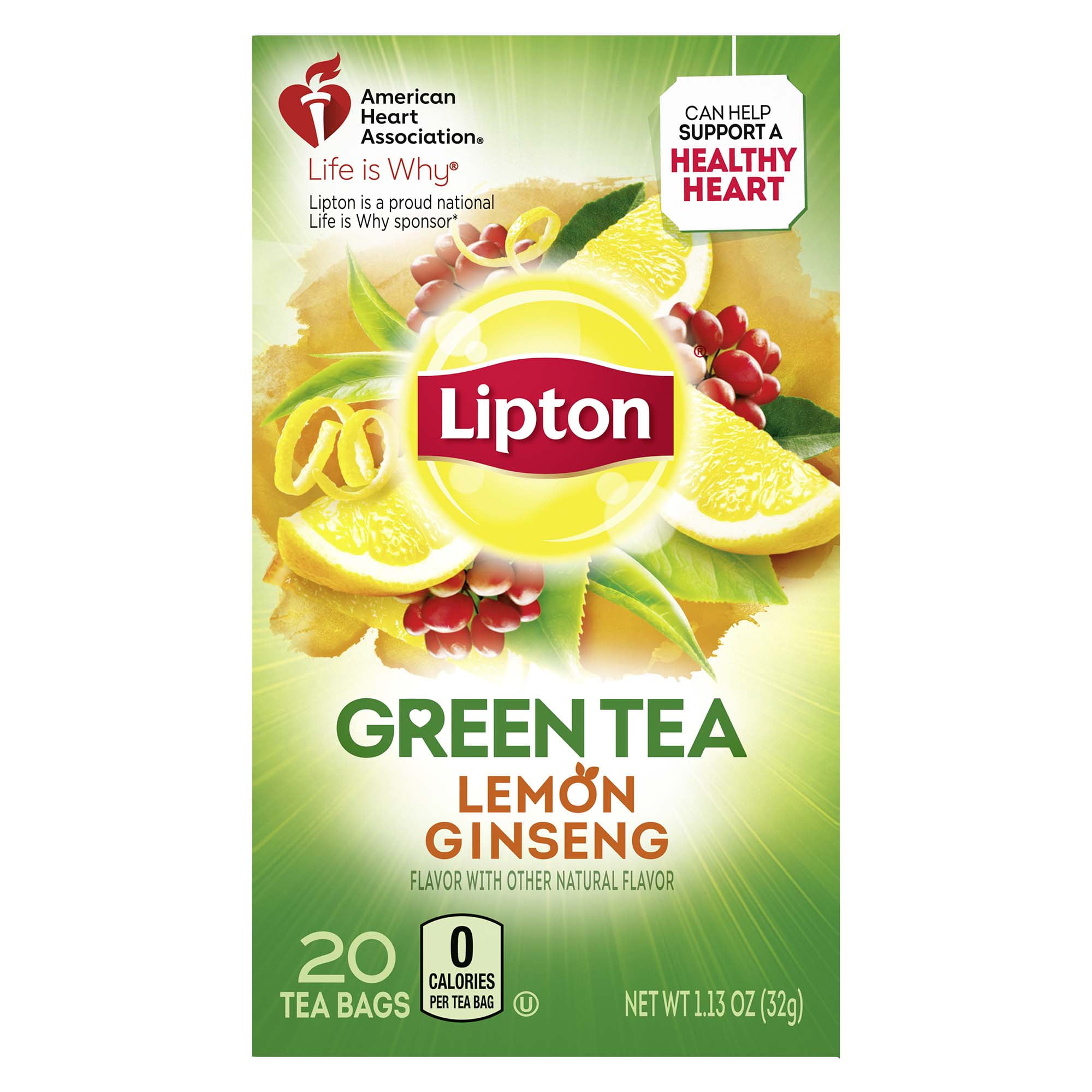 Lipton Classic Green Tea Bags - 28/Box
