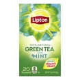 thumbnail image 1 of Lipton Green Tea, Mint, Tea Bags 20 Count, 1 of 7