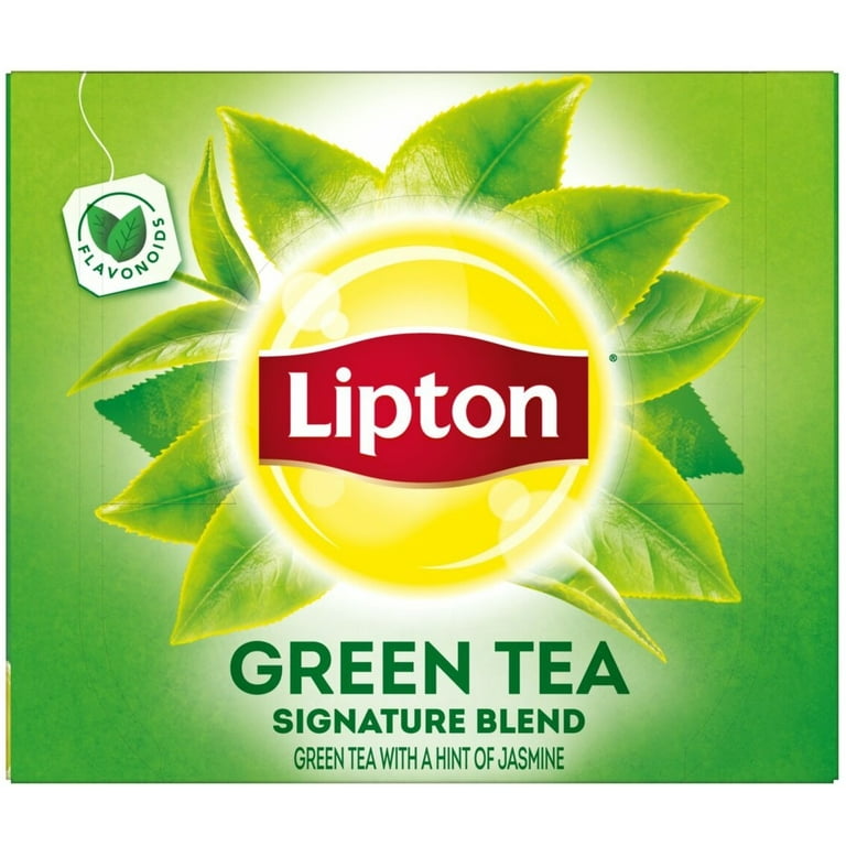 Lipton Green Tea, 100% Natural with Hint of Jasmine, 100 Count