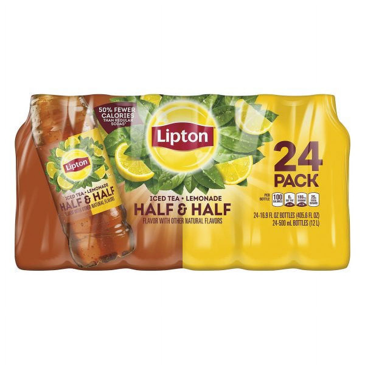 Lipton Half & Half Iced Tea & Lemonade (16.9 Ounce, 24 Count)