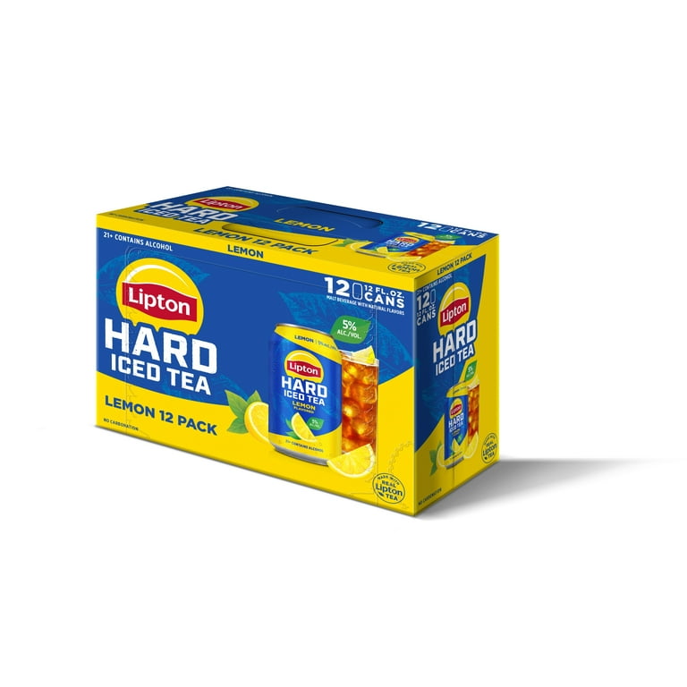 Lemon Tea155／65R13 Lipton Hard Iced Tea Lemon, 12 Pack, 12 fl oz Cans, 5% ABV
