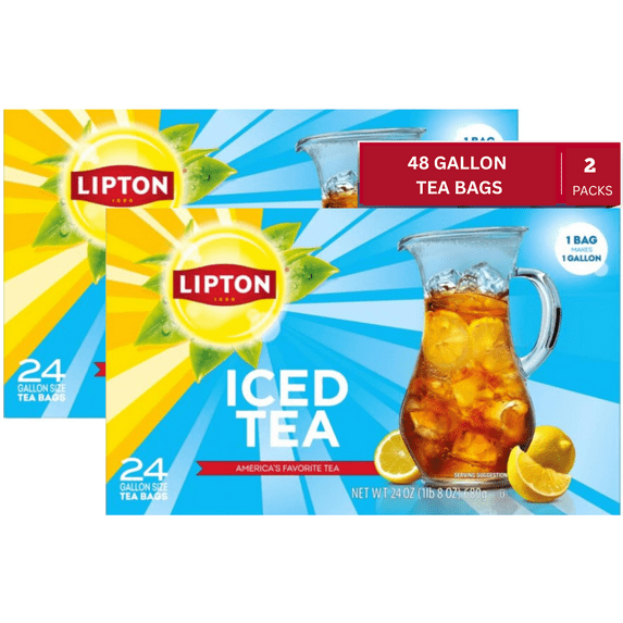 Lipton Iced Tea, Gallon Size Tea Bags (48 ct.)