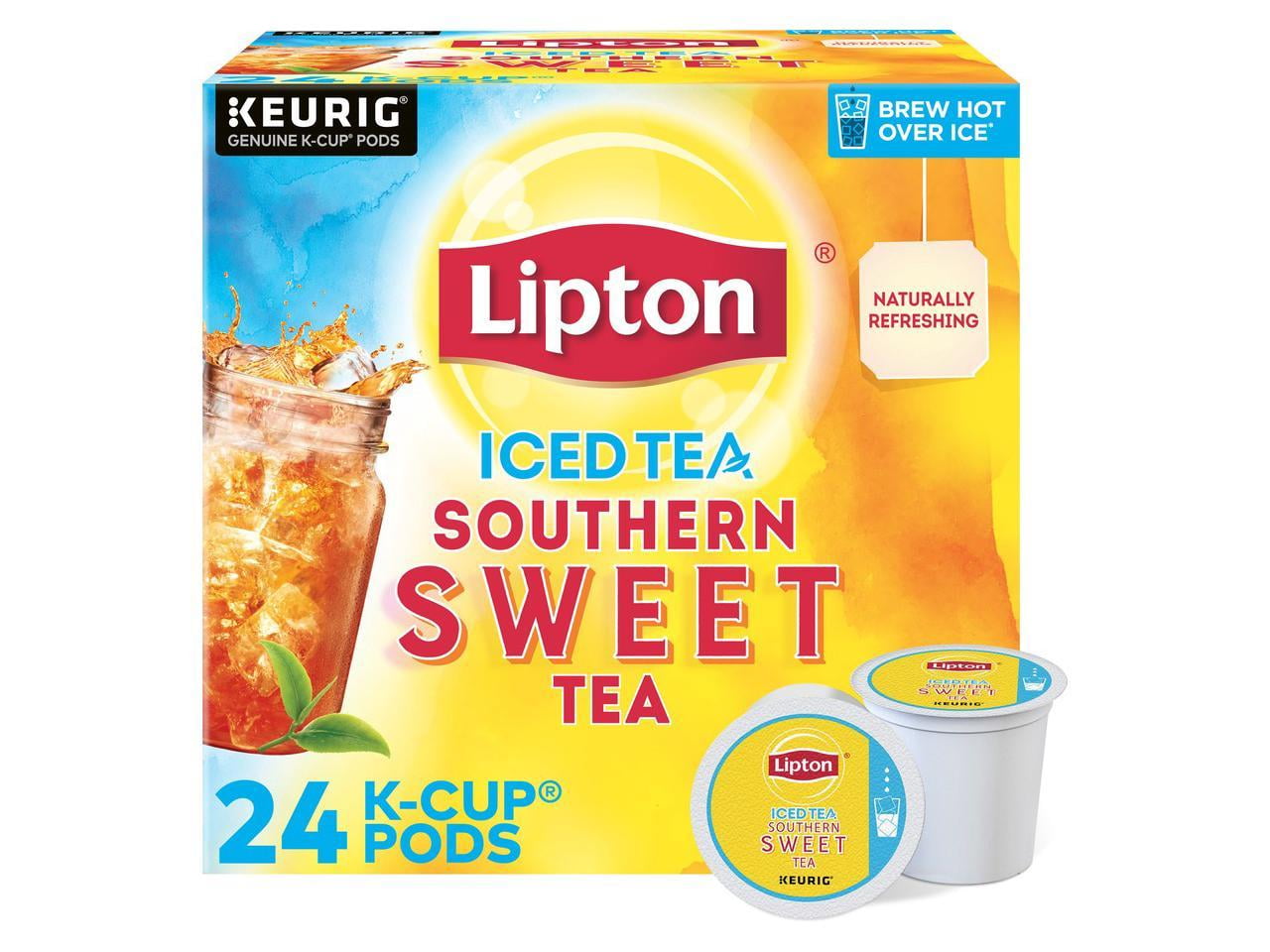 Lipton Unsweetened Iced Tea Single Serve Keurig K-Cup® Pods - 24/Box