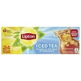 thumbnail image 1 of Lipton Iced Tea Mix, Black Tea, Unsweetened Iced Tea, Family Size, 24 Tea Bags, 1 of 2