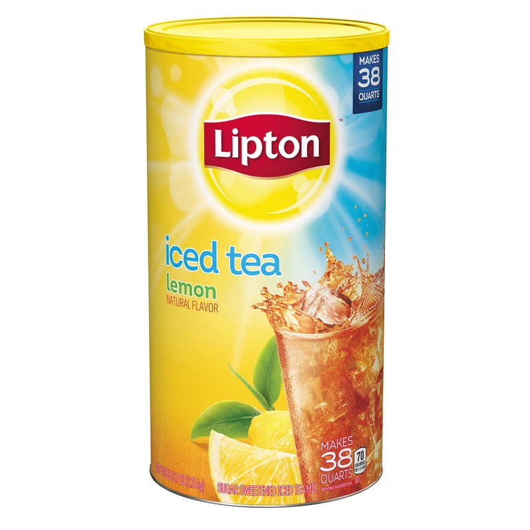Lipton Iced Tea Mix, Lemon 38 qt (Pack of 6) - Walmart.com