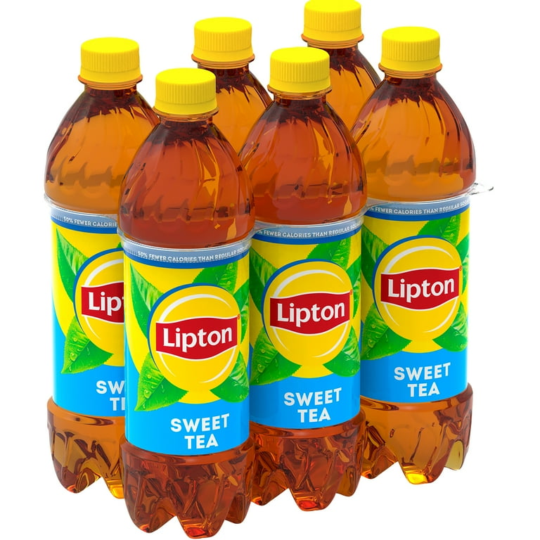 Lipton Iced Tea Sweet Tea 16.9 Fluid Ounce, 6 Count - Walmart.com
