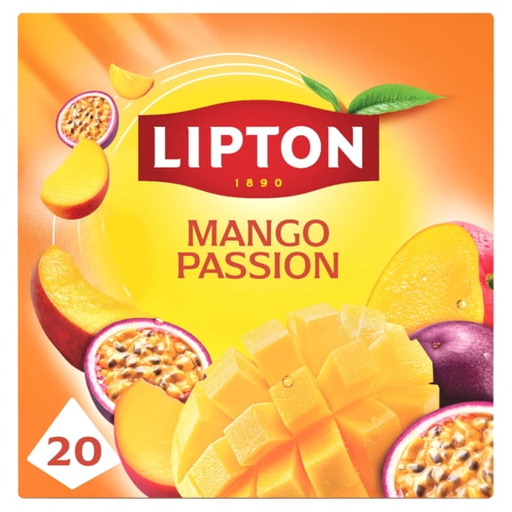 Lipton Mango Passion 20 Tea Bags 36g, Imported from Britain