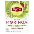 thumbnail image 1 of Lipton Miracle Moringa Herbal Green Tea Supplement, Caffeine-Free, Tea Bags 15 Count Box, 1 of 6