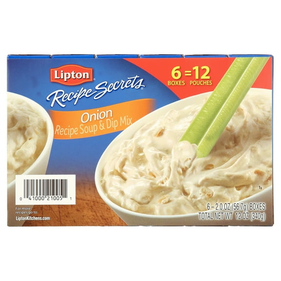 Lipton Onion Recipe Soup and Dip Mix 2 Ounce (Pack of 6)
