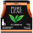 thumbnail image 1 of Lipton Pure Leaf Peach Real Brewed Iced Tea, 16.9 fl oz, 6 Pack Bottles, 1 of 7