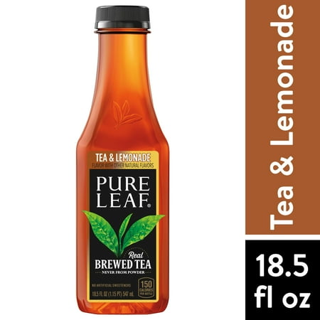 Pure Leaf Tea & Lemonade Real Brewed Iced Tea, 18.5 oz Bottle