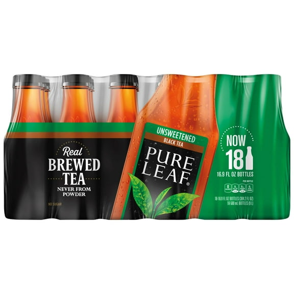 Lipton Pure Leaf Unsweetened Iced Black Tea, 18 pk./16.9 oz. Net Quantity- Tea Bags