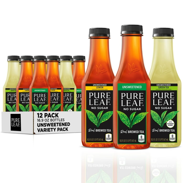 Iced Tea, Unsweetened, 18.5 oz, 12/Carton