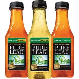 Pure Leaf Unsweetened Variety Pack, 18.5 fl oz, 12 Bottles
