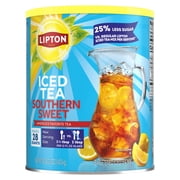Lipton Reduced Sugar Southern Sweet Iced Tea Mix, 28 Quarts