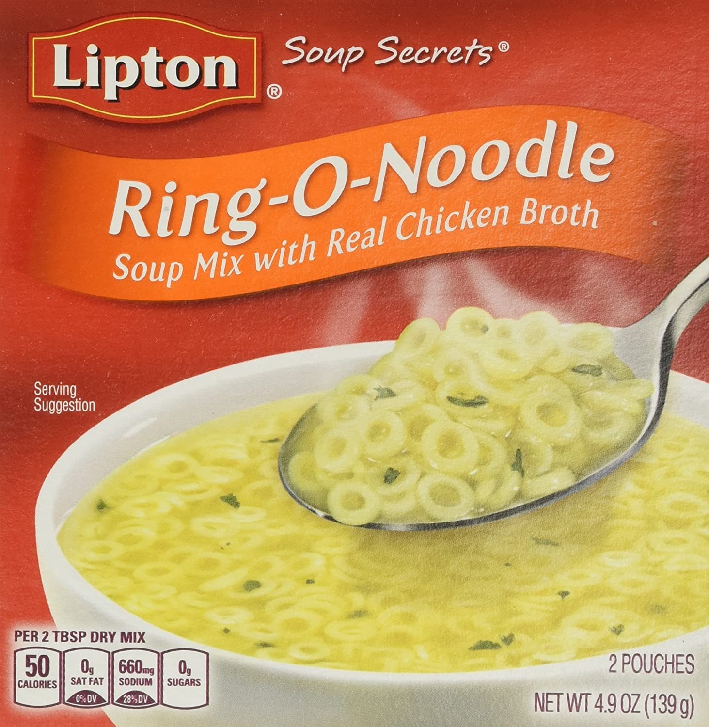 Lipton Soup Secrets Instant Soup Mix RingONoodle 4.9 oz (Pack of 1