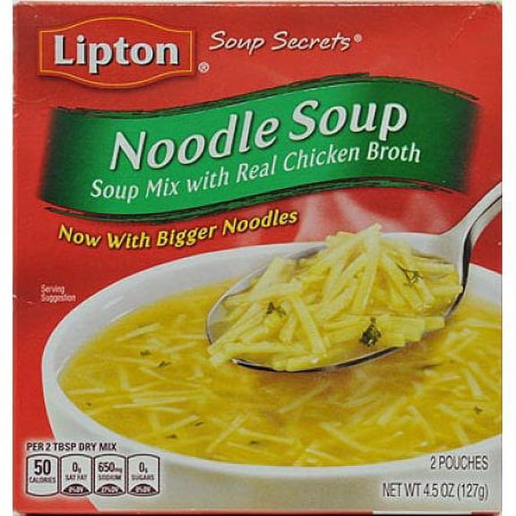 Lipton, Soup Secrets, Soup Mix With Real Chicken Flavor Broth (Pack of 8)