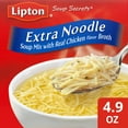 thumbnail image 1 of Lipton Soup Secrets Extra Noodle Soup Mix with Real Chicken Flavor Broth, 4.9 Oz, 2 Pack, 1 of 12