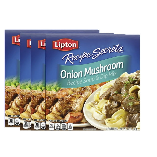 Lipton Soup and Dip Mix For a Delicious Meal Onion Mushroom Great With