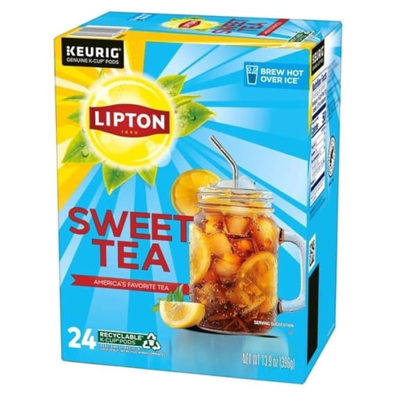 Lipton Southern Sweet Iced Black Tea K-Cup Pods 1 Count