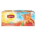 Lipton Southern Sweet Tea Iced Tea Drink Mix 22 Family Size Tea Bags