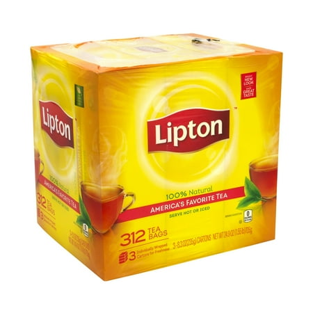 Lipton Tea Bags Black Tea, 24.9 oz, 312 Count