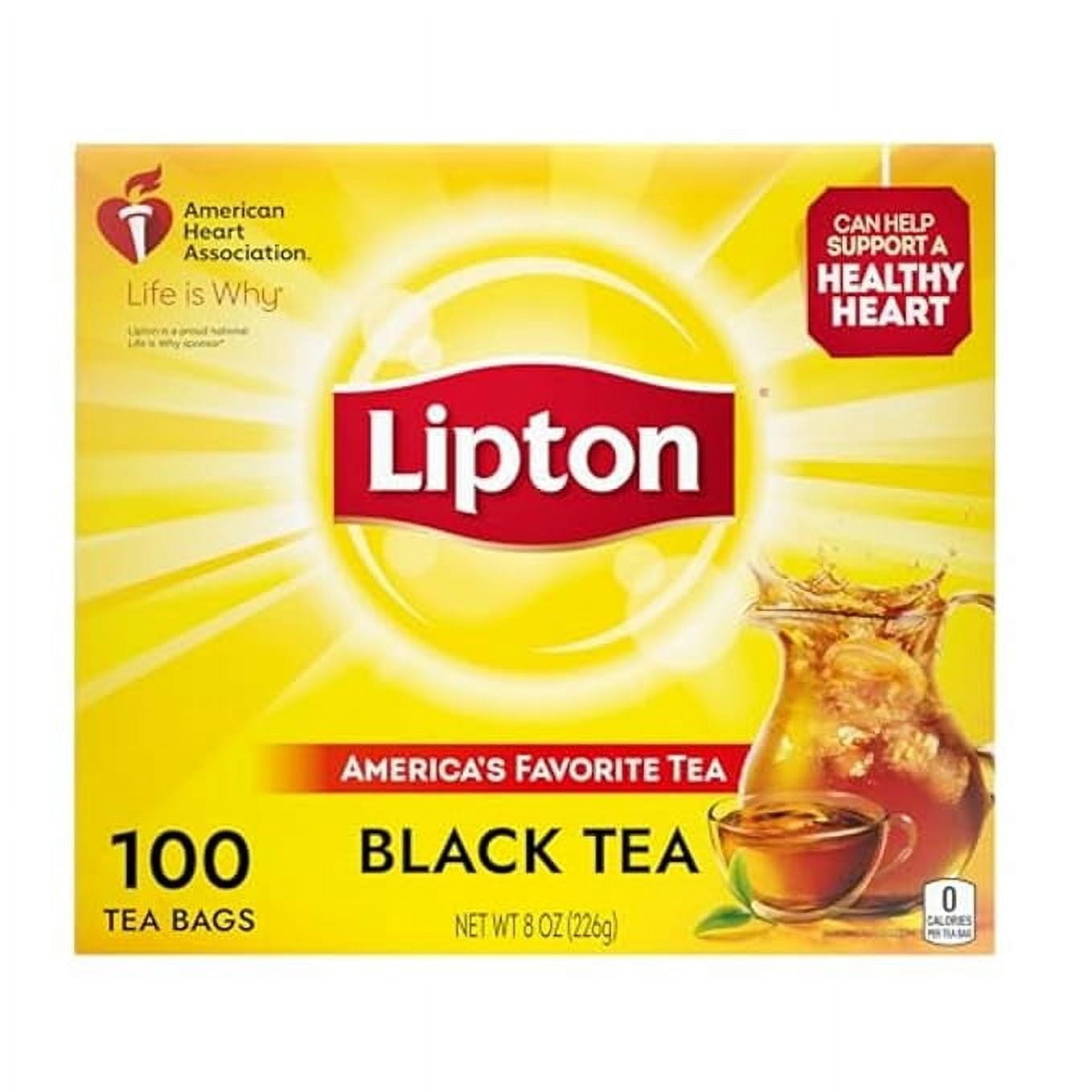 Lipton Tea Bags, Black Tea, Iced or Hot Tea, Can Support Heart Health ...