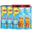 thumbnail image 1 of Lipton Unsweetened Iced Tea Mix, Sugar-Free, Black Tea, Made from Real Tea Leaves, 28 Quarts Each – Pack of 4 (Total 112 Quarts), 1 of 10