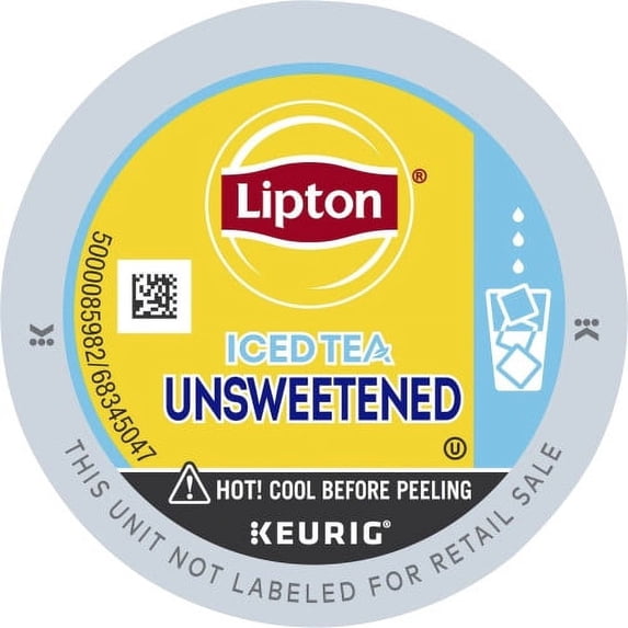 Lipton® Unsweetned Iced Black Tea K-Cup, Each