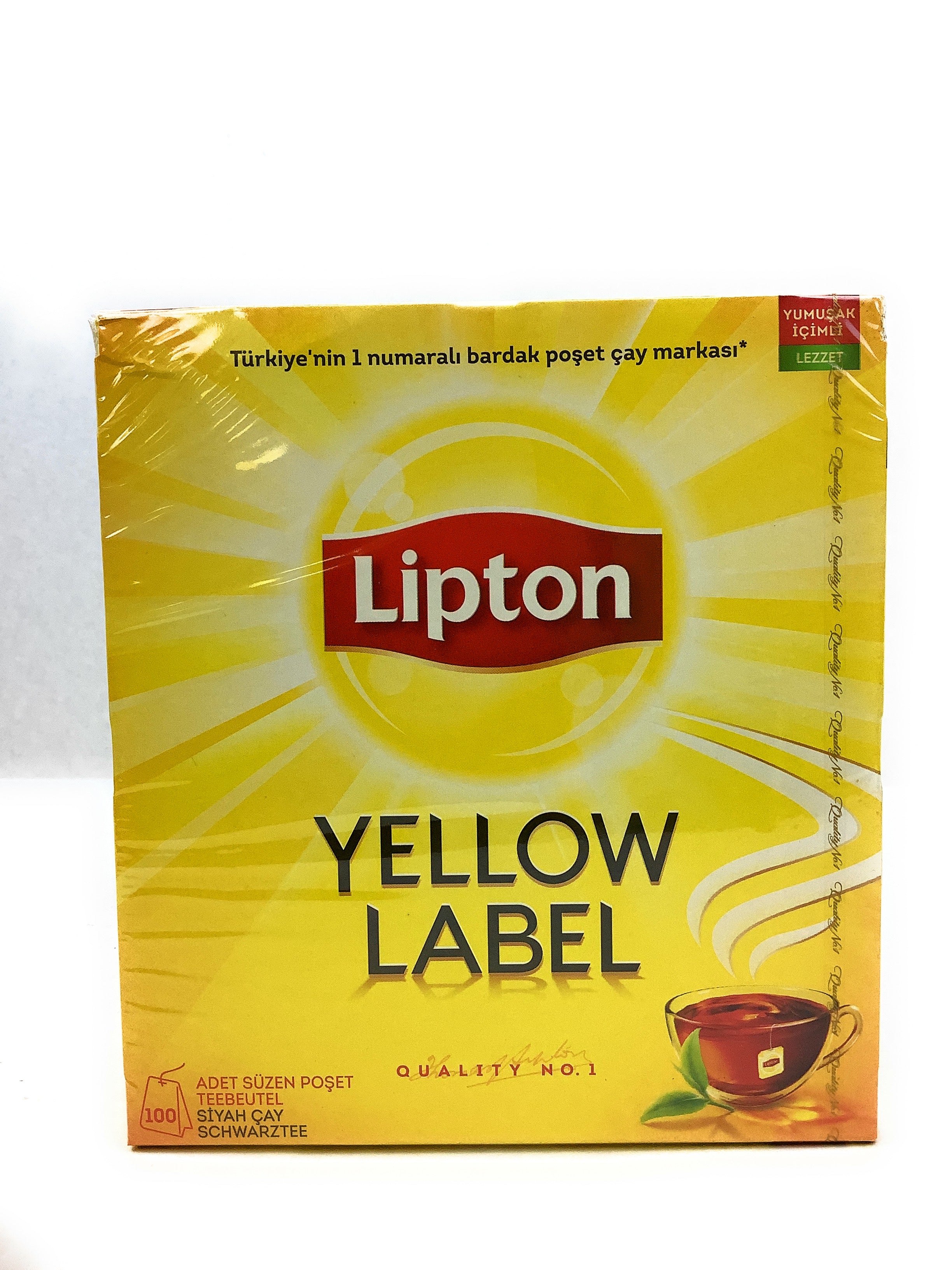 Lipton Yellow Label Tea Teabags of 100 Turkish Writing - Walmart.com