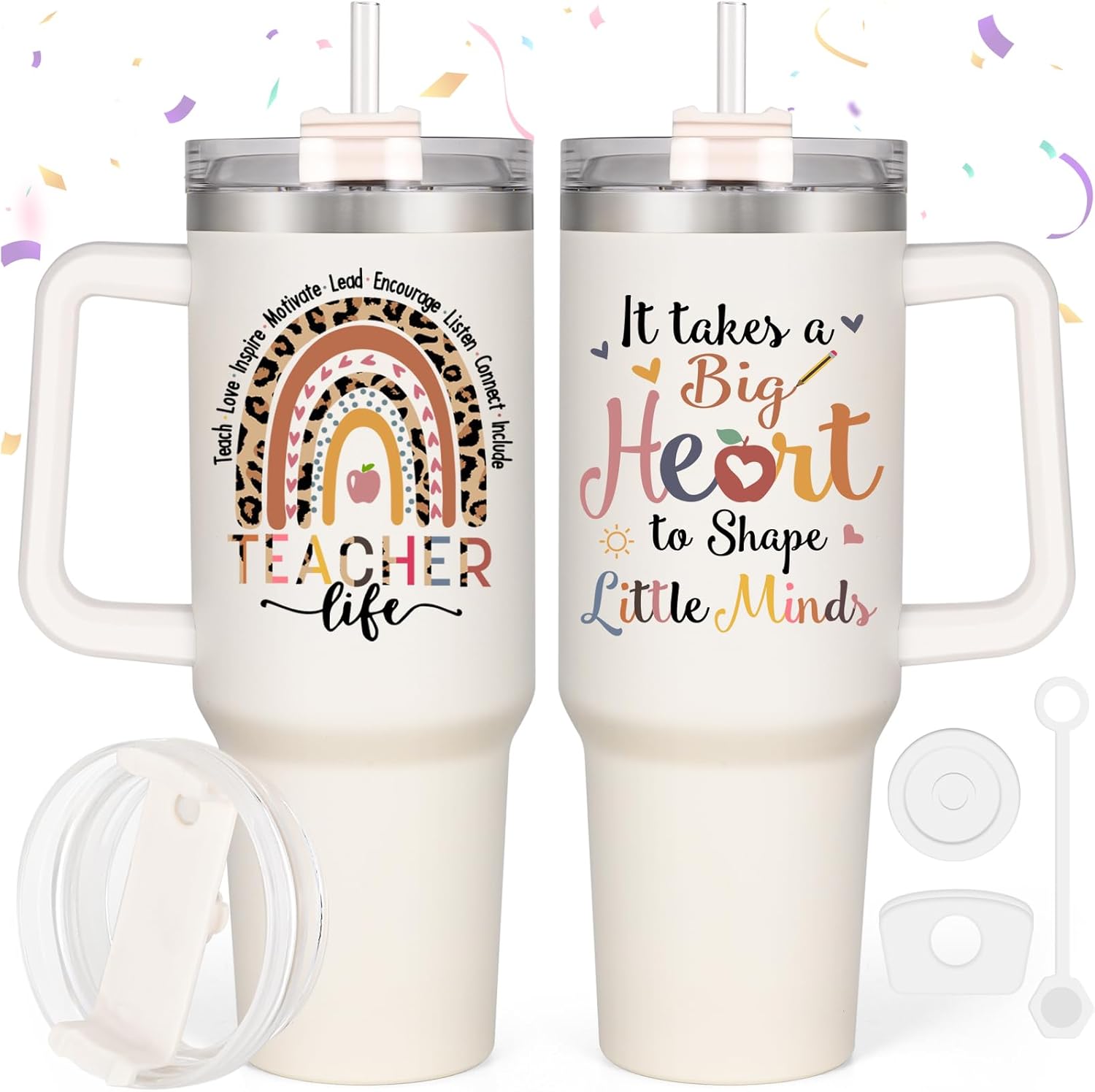 LiqCool Teacher Appreciation Gifts Best 40 Oz Tumbler Teacher Gifts