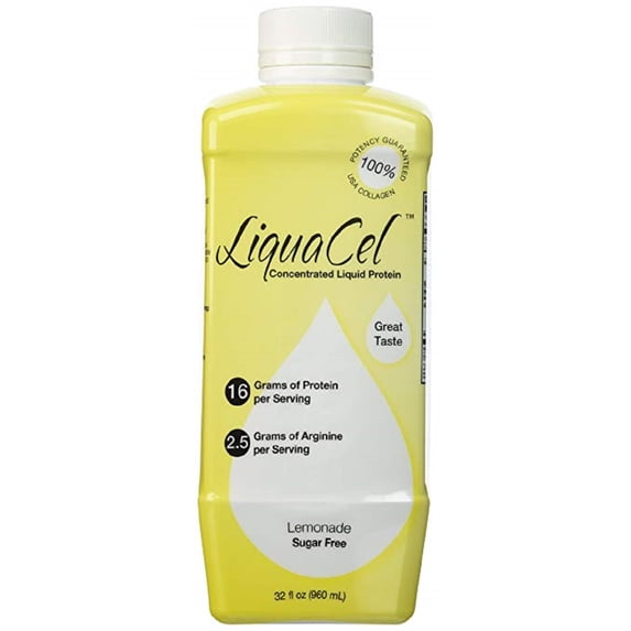 Liquacel Concentrated Liquid Protein, Sugar Free Lemonade 32 oz