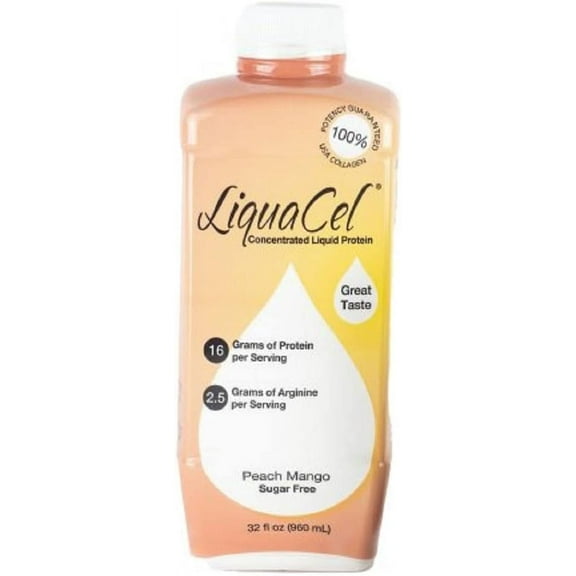Liquacel Liquid Protein Sugar Free Peach Mango 1 X 32Oz Bottle