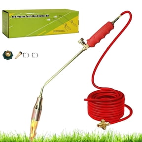 Liquefied Gas Blowtorch with Adjustable Flame, Ergonomic Household Cooking Tool for Pig Hair Singeing, Roasting, BBQ Grilling, Welding and DIY Projects