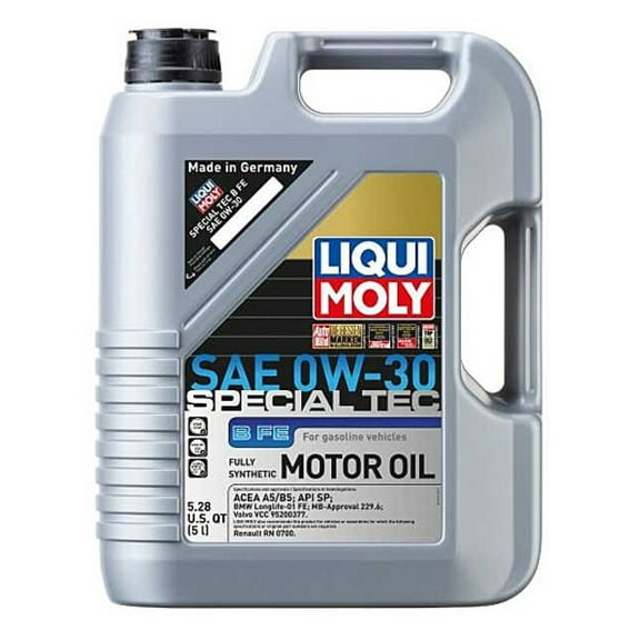 Liqui Moly 0W-30 SAE Special Tec B FE,  Longlife 01 FE, 229.6,  95200377 Part # 22261