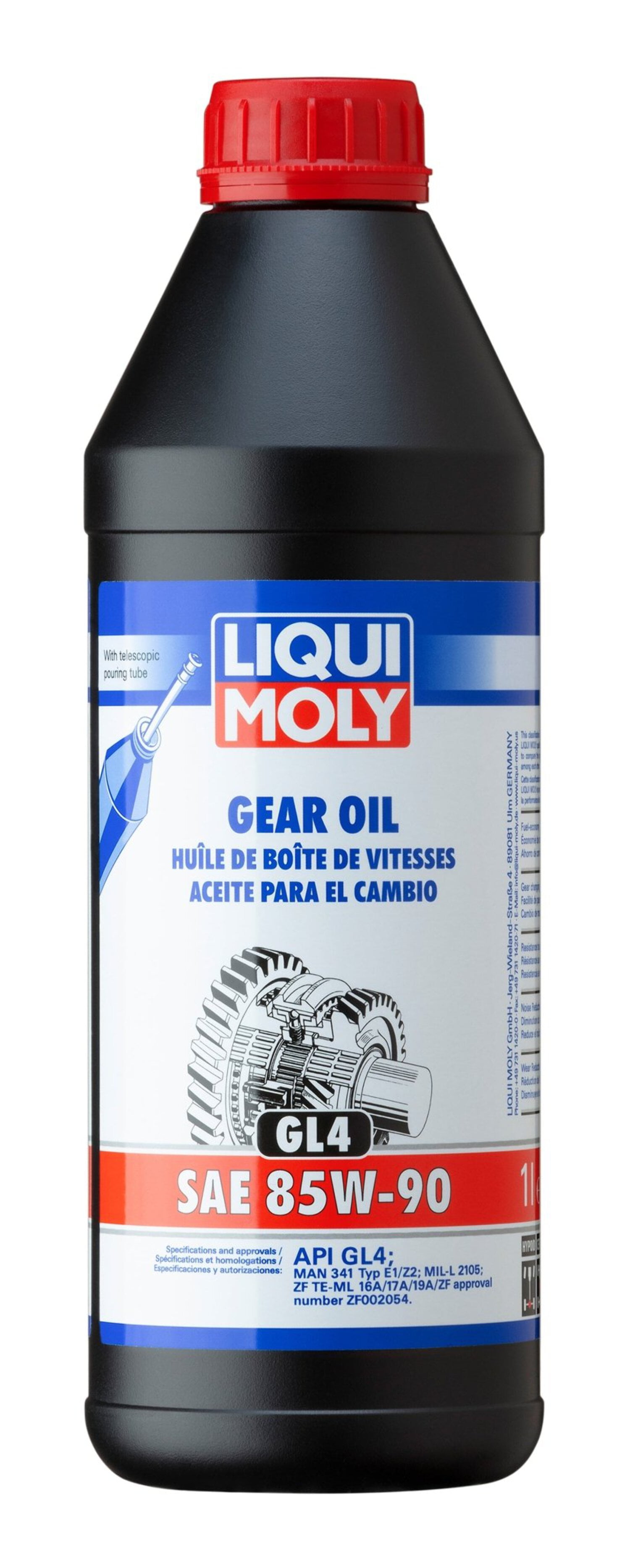 LIQUI MOLY Gear Oil (GL4) SAE 85W-90 | MPN 20016