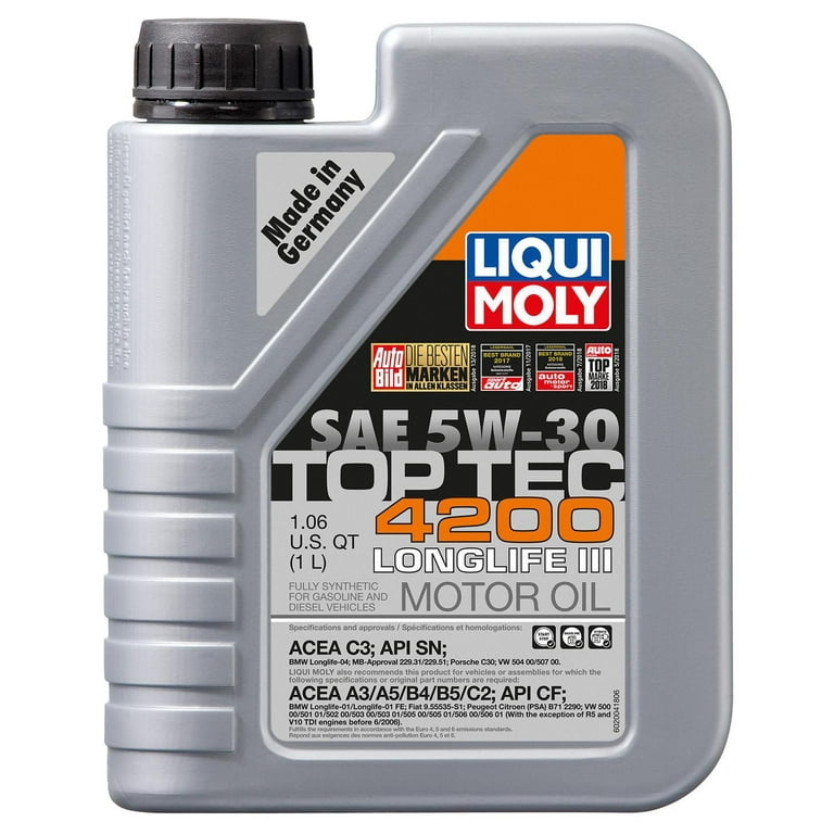 Liqui Moly 1L Top Tec 4200 Motor Oil 5W-30 (2004)