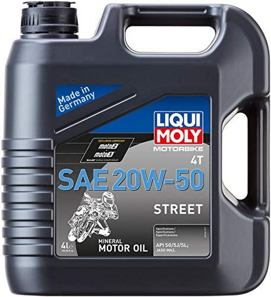 Liqui Moly 20064 4T Mineral Street Motor Oil - 20W-50 - 4L