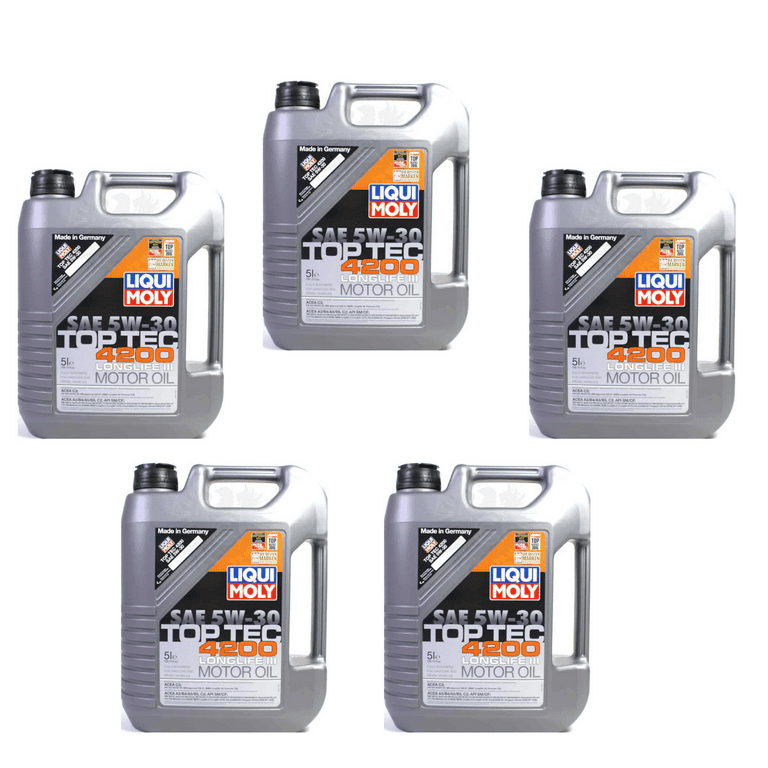 ☆Liqui Moly 2011 5W-30 Top Tec 4200 Synthetic Engine Oil for BMW